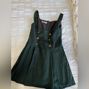 Pleated mini dress